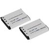 mtb more energy 2x Batterie NP-110 compatibile con Casio Exilim EX-Z2000, EX-Z2300,