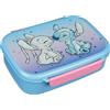 Undercover Lilo & Stitch Kids Lunch Box with Removable Insert, BPA Free, Blue an