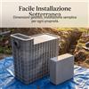 Depuratore Ecologico 192L per Acque Reflue Domestiche, per uso domestico