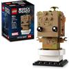 LEGO Marvel BrickHeadz 40671 Groot in Vaso 113 Pezzi Nuovo Sigillato