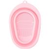 Pennello per trucco Silicone Ciotola 16 11 2 cm Design Pieghevole Ellittico