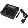 vhbw Caricatore per Sony DCR-DVD306 DCR-DVD205E DCR-DVD306E DCR-DVD310 5V duale