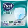IASI Pants UNISEX Alta Protezione, 14 Mutande Assorbenti monouso, Assorbenza EXTRA, Taglia S, 14 Unità
