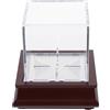 Wood Base Acrylic Baseball Ball Display Case Clear Display Box