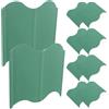 20Pcs Reusable Garden Edging Border Black PP for Flower Bed Decoration