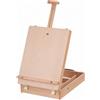 Cavalletto da Tavolo con Cassetta Portatile per Scrivania, Principianti, Bambini