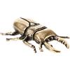 Antique Style Brass Insect Decor Miniature Beetle Sculpture Vintage Gold Finish