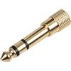 PROSIGNAL Pro Signal PSG08559 - Adattatore Jack Cuffie Stereo da 3,5 mm a 6,35 mm, colore: Oro