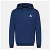 Le Coq Sportif 2311122 - LE COQ SPORTIF - SPE Hoody #36 Uomo - Pile di cotone poliestere - Cappuccio regolabile - Vestibilità regolare Sportswear - Benessere quotidiano - Taglia L - Insignia Perf Unisex adulto