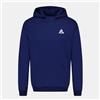 Le Coq Sportif 2311129 - LE COQ SPORTIF - SPE Hoody #36 Uomo - Pile Cotone Poliestere - Cappuccio Regolabile - Vestibilità regolare Sportswear - Benessere quotidiano - Taglia XL - Blu FR Intense Unisex adulto