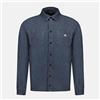 Le Coq Sportif 2310894 - Le Coq Sportif - SPE - Camicia LS N°1-92% Cotone 8% Elastan Morbido - Abbigliamento da Uomo Confortevole Versatile Quotidiano - Taglia L - Blue Captain FT Unisex Adulto