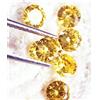Zaffiro Giallo Naturale Tondo 5x5 mm Pietra Sciolta Con Regalo