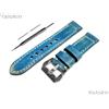 NICKSTON Turchese Spazzolato Pelle Fascia per Garmin Approach S50,S44,S40 & D2 Aria -B20