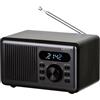Camry CR 1929 Orologio blu | Funzione snooze, slot per scheda TF, porta USB, display LED, batteria da 1200 mAh, altoparlante 3 W, uscita cuffie da 3,5 mm
