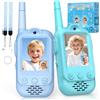 iKidiki Video Walkie Talkie Bambini Ricaricabili Gioco Bambino 3 4 5 6 7 8 Anni