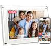 AMABOO Frameo 10,1 pollici Slim Acrilico Wifi Cornice Digitale 32 GB Cornice Foto