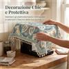 Telo protettivo antipolvere in cotone lino motivo mandala, Per frigo - Inodore