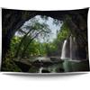 Ulticool - Cascata di alberi natura - Arazzo da parete - 200 x 150