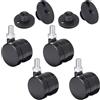 cyclingcolors 4x ruote girevoli rotelle per mobili 40 mm senza freno con perno filettato M10 x 15 mm universali portata max 40 kg ruota per carrello cassetto