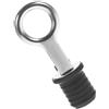 Silver Kayak Drain Plug Replacement Durable Stainless Steel Rubber Quick Fit