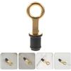 Silver Kayak Drain Plug Replacement Durable Stainless Steel Rubber Quick Fit