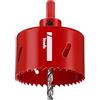 kwb sega a tazza bimetallica HSS Ø 68 mm con dentatura progressiva variabile, alta precisione, codolo esagonale, profondità di taglio 38 mm e punta centrale