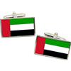 Family-crests.com United Arab Emirates Emirati Bandiera Gemelli IN Cromata Scatola Regalo
