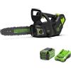 Greenworks GD40TCSK2 - Motosega 40V 25cm con Batteria 2Ah e Caricatore 2A
