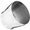 Reusable Stainless Steel Flagpole Section Adapter Joint and Silver