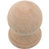 Capitello Decorativo in Legno Massello Fuso Non Finito Toppers Balaustre