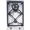 Smeg Piano cottura gas 2 zone CONTEMPORANEA SRV532GH3 Inox (30cm)