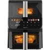 Cecotec Friggitrice ad aria 2000W (10Lt) CECOFRY DuoLevel 10000 DuoSize Window Black A0