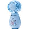 Ventilatore Portatile 3 USB Ricaricabile Leggero 4,95x4,1x11,1cm per B