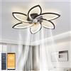 Narwhal LED Ventilatore da Soffitto, ventilatore da soffitto con luce e Telecoma