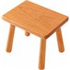 Sgabello Piccolo in Legno Massello Compatto per Sala Giochi