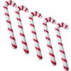 5Pcs Inflation Crutches Party Decorations White Stripe Pattern Set