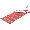 Christmas Advent Calendar Hanging Fleece Countdown Calendar Multi Color