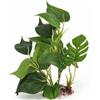 DMZK 30 cm Erba in Plastica Verde,Pianta Acquatica Artificiale Pianta con Base p
