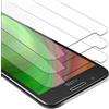 Cadorabo 3x Vetro temperato per Motorola MOTO G5 Pellicola Prottetiva Proteggi schermo