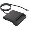 Conceptronic SCR01BC 4015867235881 LETTORE SMART CARD USB C 2.0 BK SMART ID PLUG&PLAY CAVO 0,