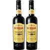 Bergia Rabarbaro Bergia 70cl - Liquore di rabarbaro dal gusto piacevolmente amaro. 16% vol. (Confezione da 2)