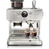 Bosch Macchina da caffè semiautomatica serie 4, PFE401C3 | Macinino integrato, portafiltro professionale da 58 mm, 30 opzioni di macinazione, 5 opzioni dirette a coppa, 4 sette
