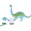 Simulazione Madre E Bambino Modello Di Dinosauro + Uovo Di Dinosauro Modello
