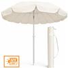 Danyx Ombrellone Mare 220 Antivento UV50+ 16 Stecche Fibra Palo Alluminio Inclinabile