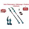 mulinsen Kit Potatura Mini Motosega 6" + Forbice Cesoia a Batteria con Asta Telescopica