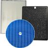 vhbw Set di filtri 3 pezzi per Philips AC3829/10 AC2889/10 AC2887/10 AC2882/10