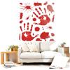 Reusable Halloween Gory Sticker Blood Splatter Red Horror Decorative Sticker