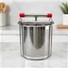 Torchio con Sacco Filtro in Acciaio Inox Spremifrutta Manuale Compatto