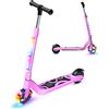 TS TST GRP LLC TST - Monopattino elettrico per bambini da 6 a 10 anni, con luci LED, 3 livelli di regolazione, con ruote da 5,3 e una velocità massima di 10 km/h e un carico massimo di 70 kg