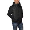 Outhere Uomo Giubbotto con cappuccio nero Taglia XL